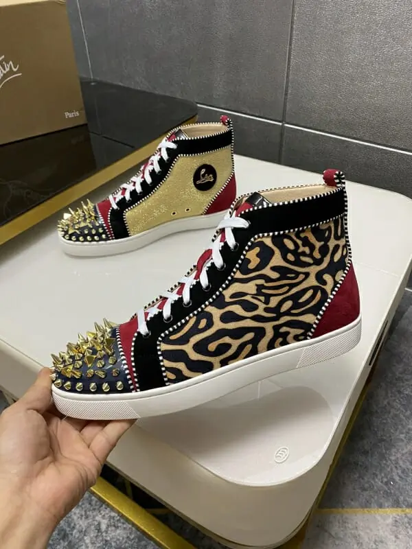 christian louboutin high top chaussures pour homme s_12431a33